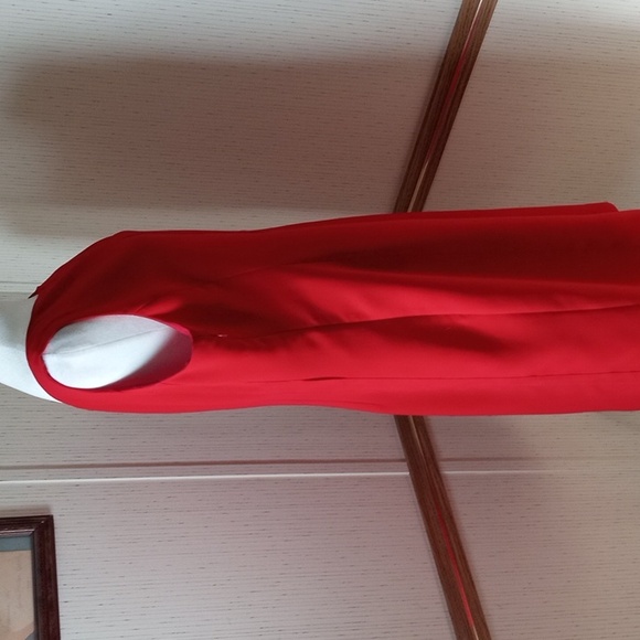 Calvin Klein Red Midi Dress, Professional, Office, Party, Special Occasions, Hol - Picture 8 of 9